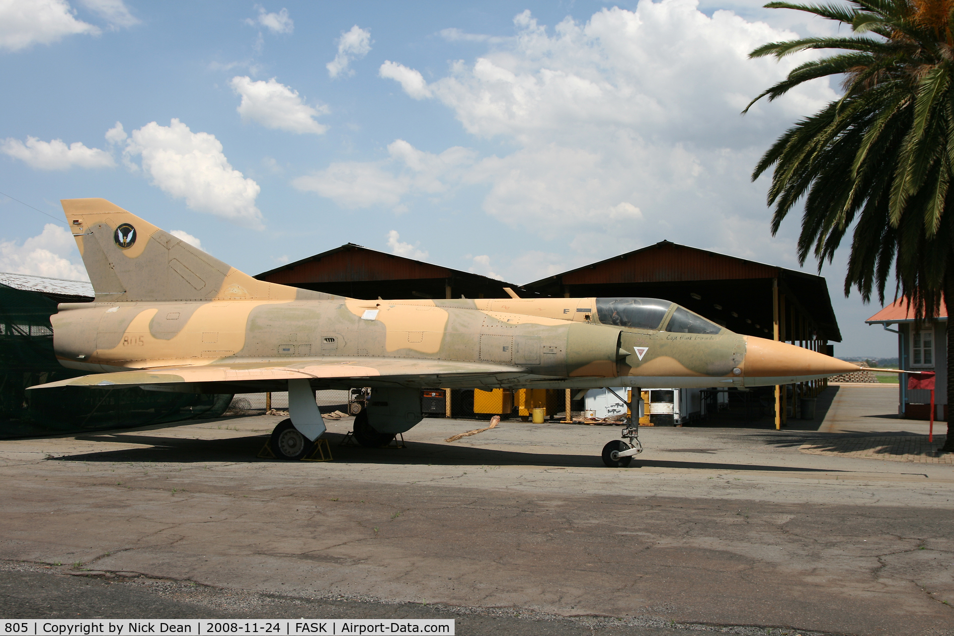 805, Dassault Mirage IIICZ C/N 158, FASK Swartkop AFB Museum