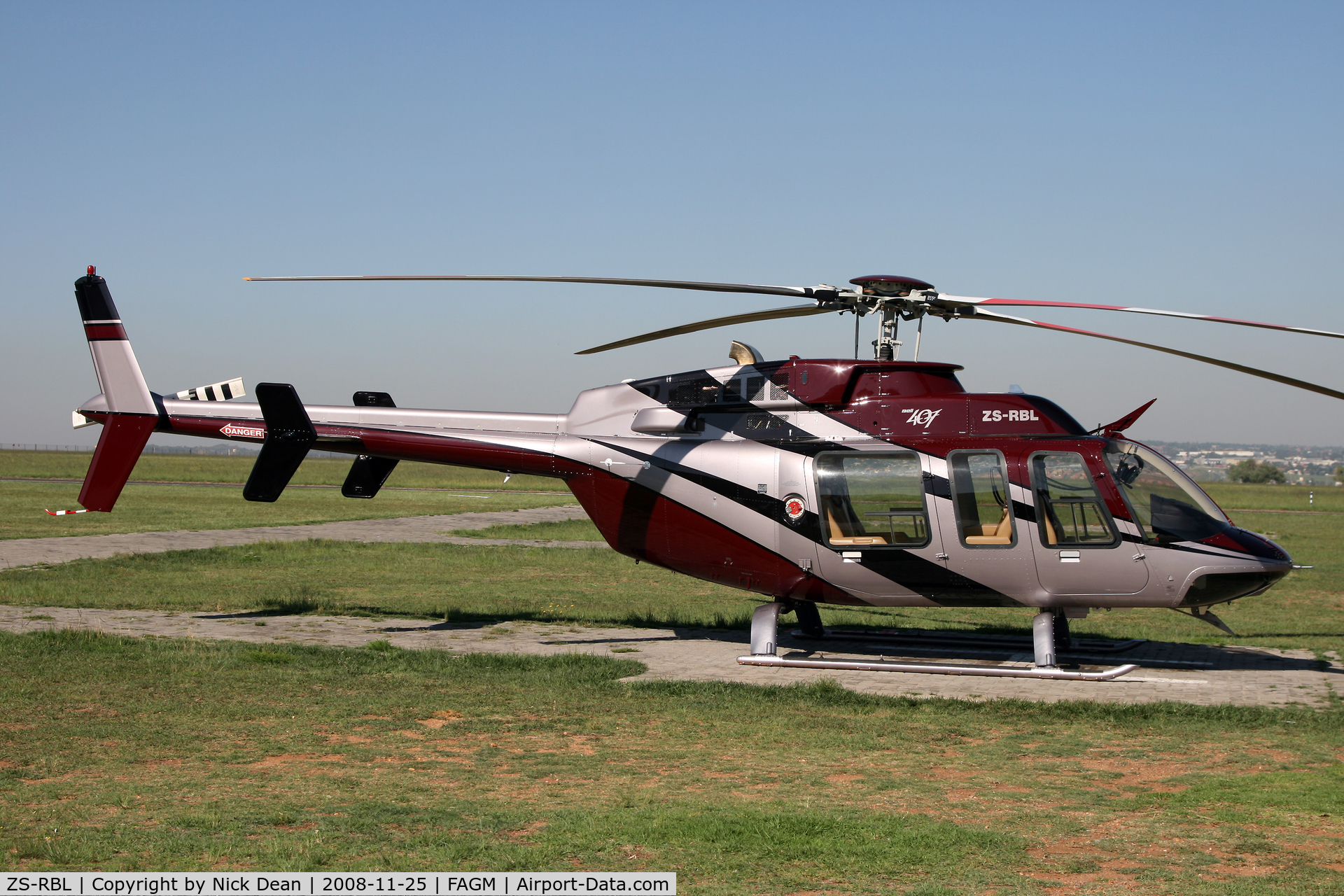 ZS-RBL, 2002 Bell 407 C/N 53548, FAGM