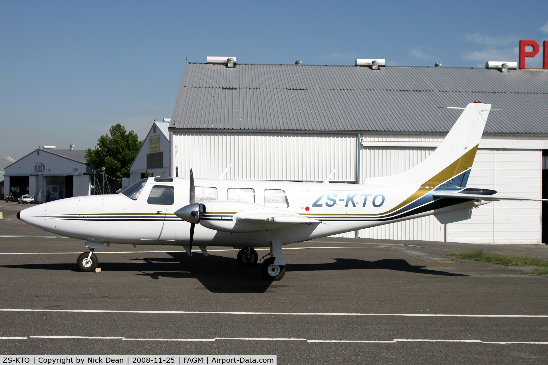 ZS-KTO, 1981 Piper PA-60-600A Aerostar C/N 60-0873-8161248, FAGM