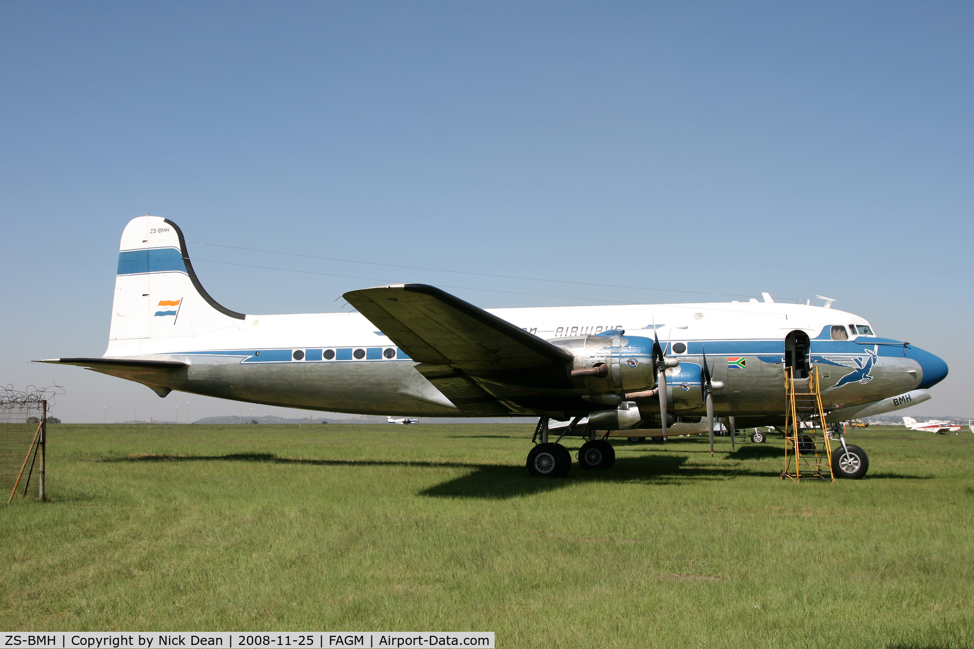 ZS-BMH, 1947 Douglas DC-4-1009 Skymaster C/N 43157, FAGM