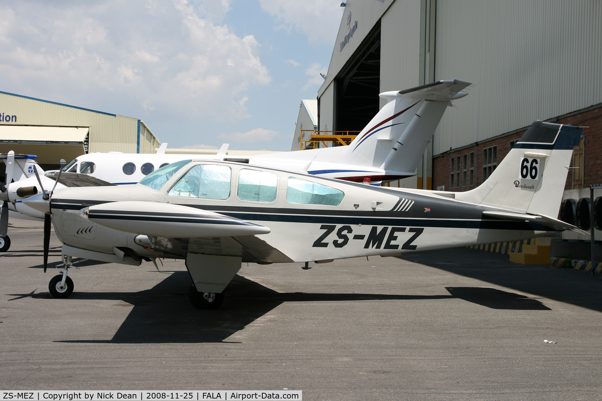 ZS-MEZ, Beech F33A Bonanza Bonanza C/N CE-1306, FALA