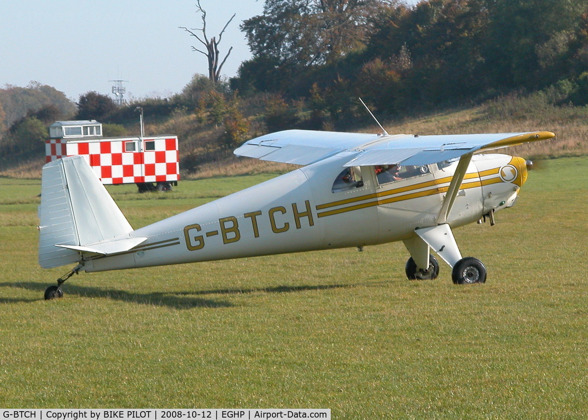 G-BTCH, 1948 Luscombe 8E Silvaire C/N 6403, POPHAM END OF SEASON FLY-IN 2008.