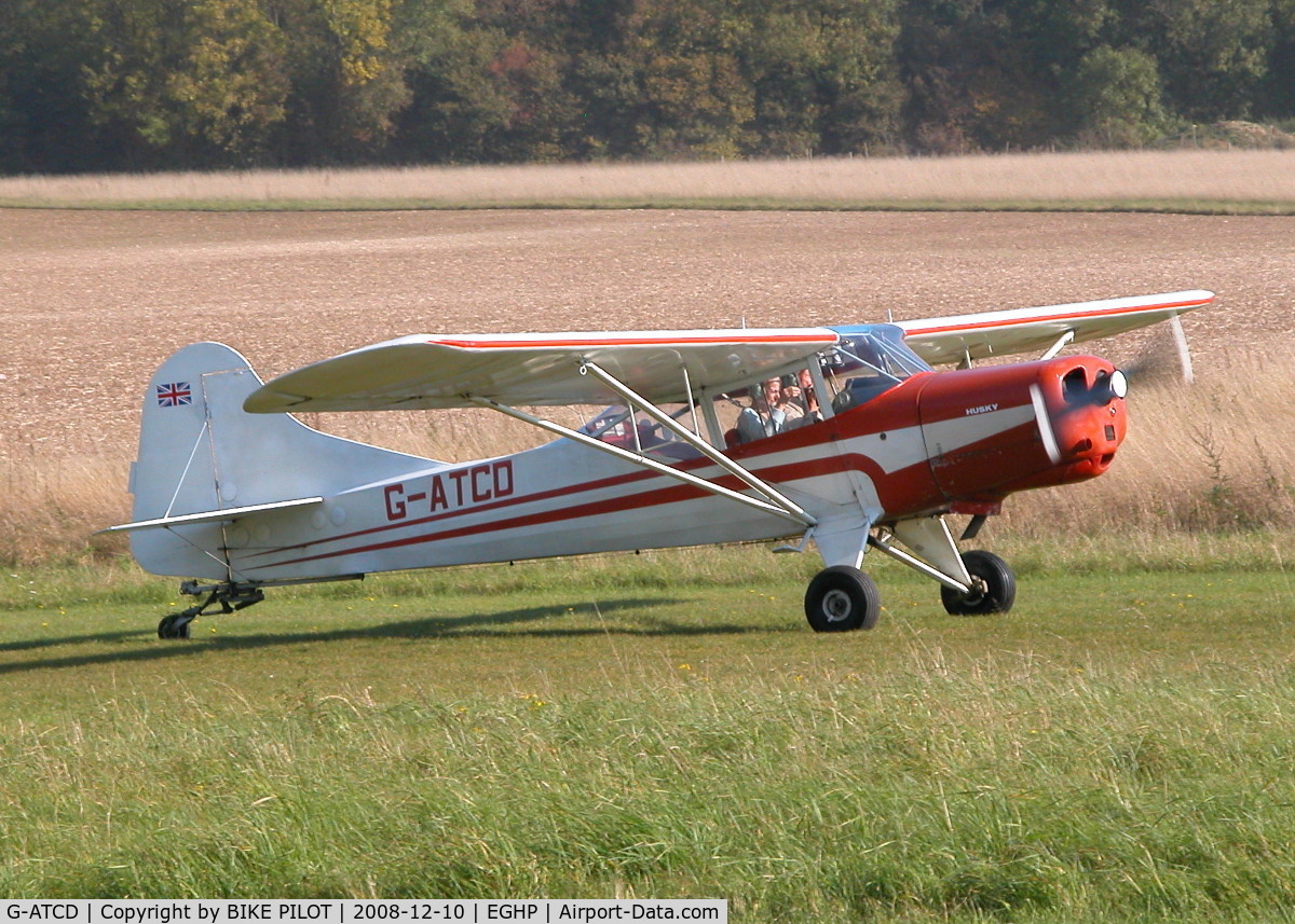 G-ATCD, 1965 Beagle D-5/180 Husky C/N 3683, POPHAM END OF SEASON FLY-IN 2008.