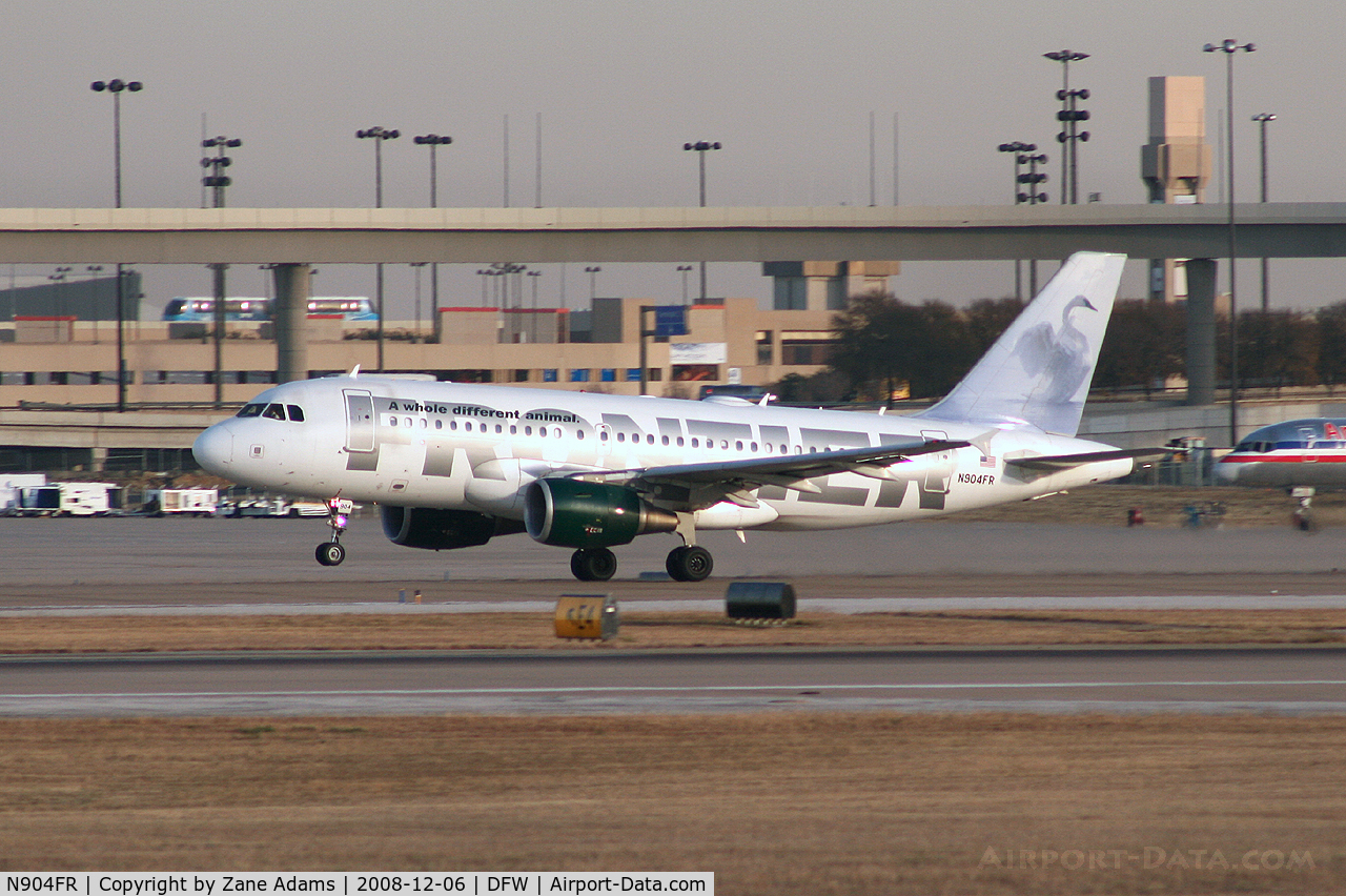 N904FR, 2001 Airbus A319-111 C/N 1579, Frontier Airlines 