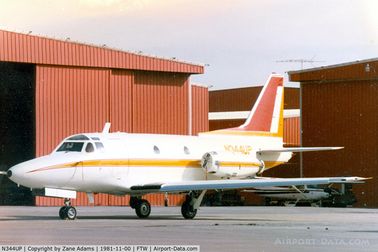 N344UP, North American NA-265-60 Sabreliner C/N 306-44, At Meacham Field - Sabreliner
