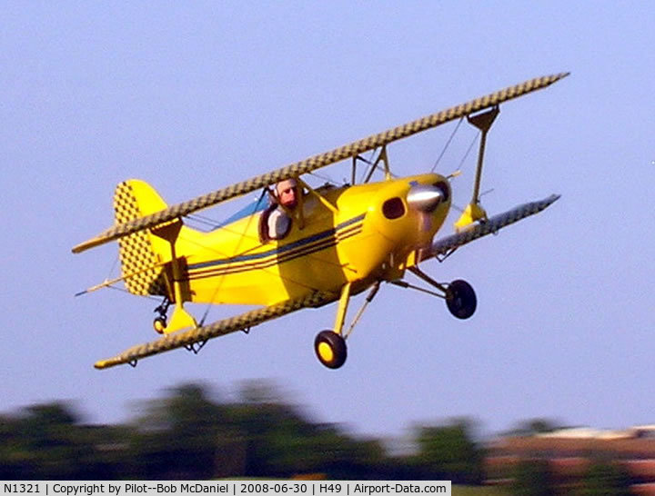 N1321, 1977 Smith DSA-4 Miniplane C/N 1 (N1321), Smith Miniplane Fly-by