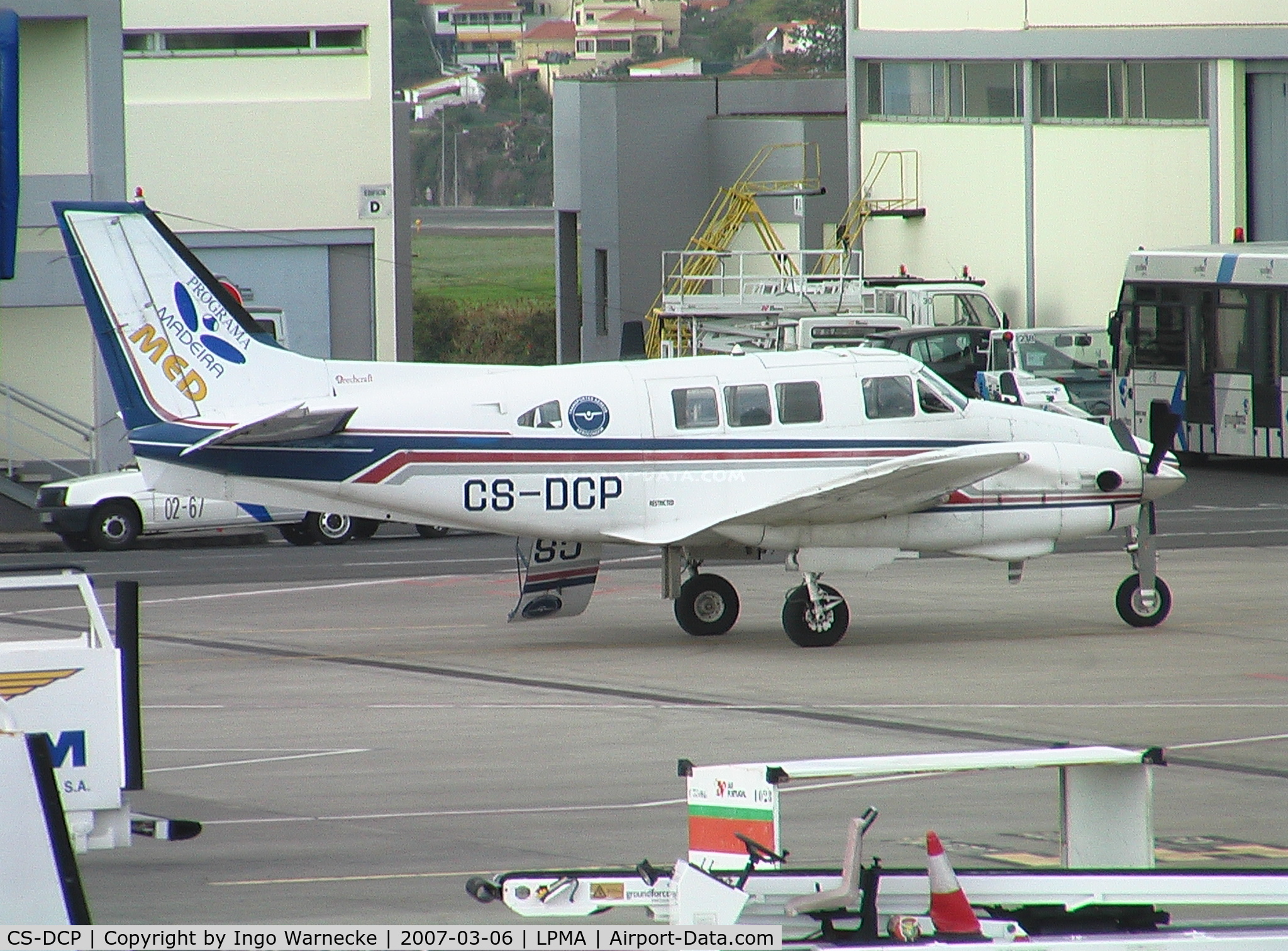 CS-DCP, Beech 65-A90-1 C/N LM-22, Beechcraft A90-1 at Madeira Airport