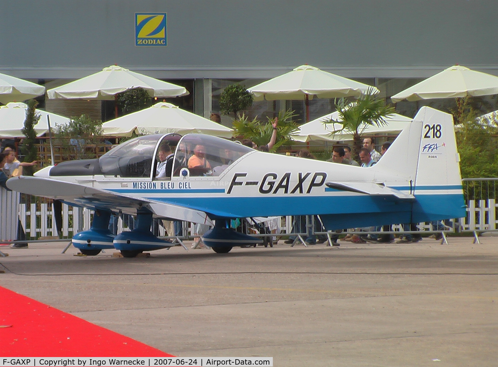 F-GAXP, Robin R-2160 Alpha Sport C/N 154, Robin R.2160 at the Aerosalon Paris