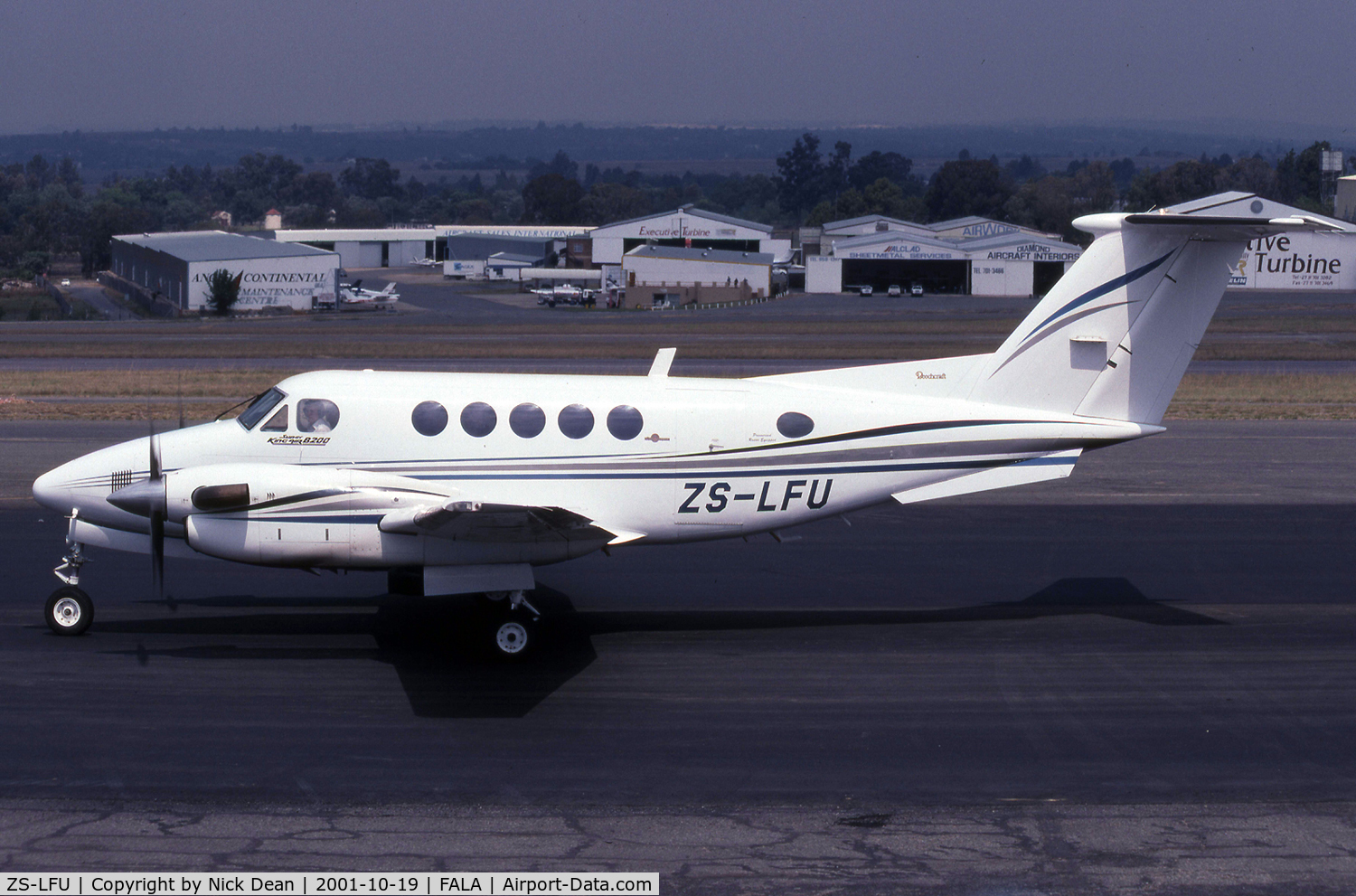 ZS-LFU, 1983 Beech 200 Super King Air C/N BB-1018, FALA