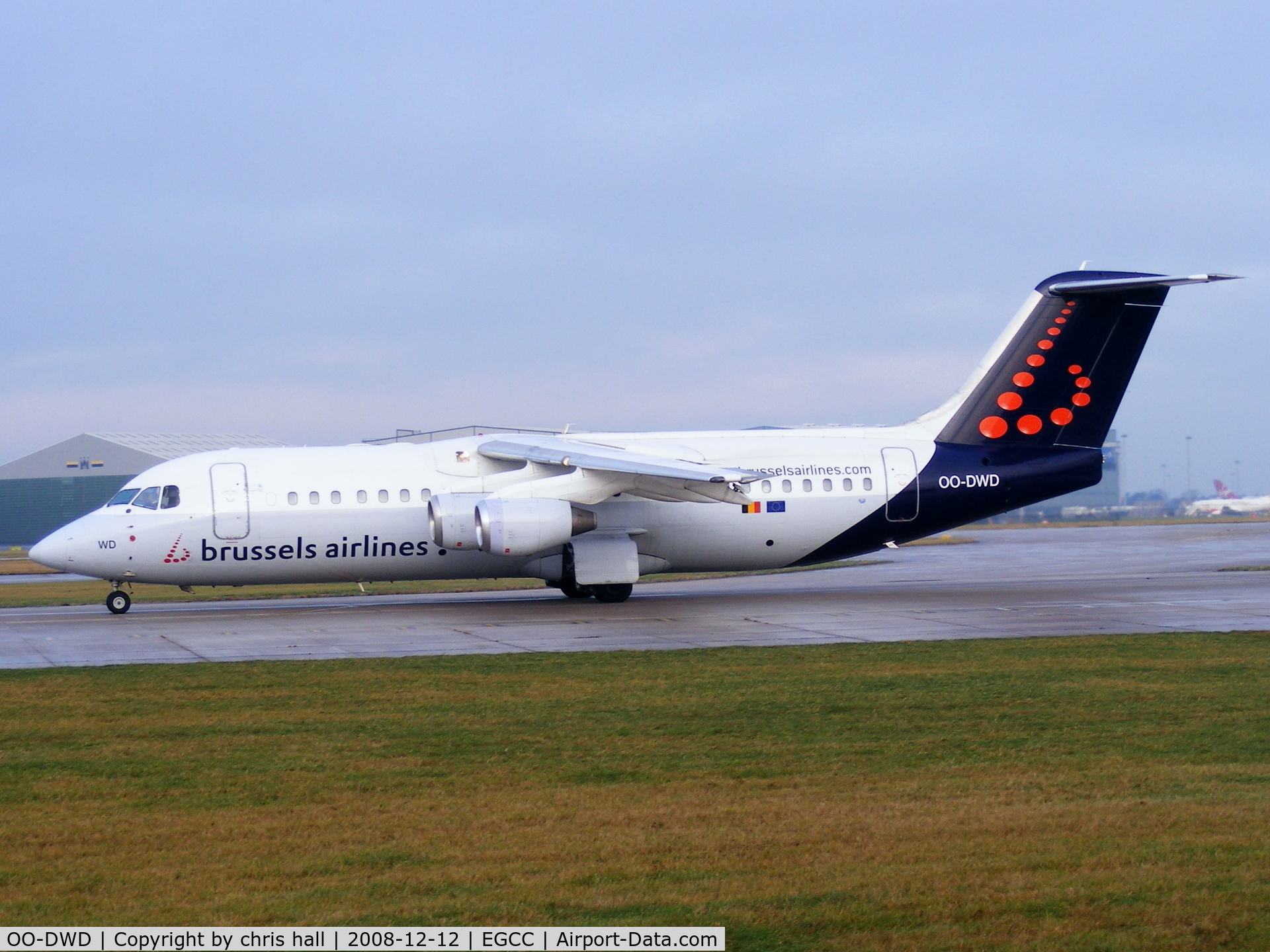 OO-DWD, 1998 British Aerospace Avro 146-RJ100 C/N E3324, Brussels Airlines