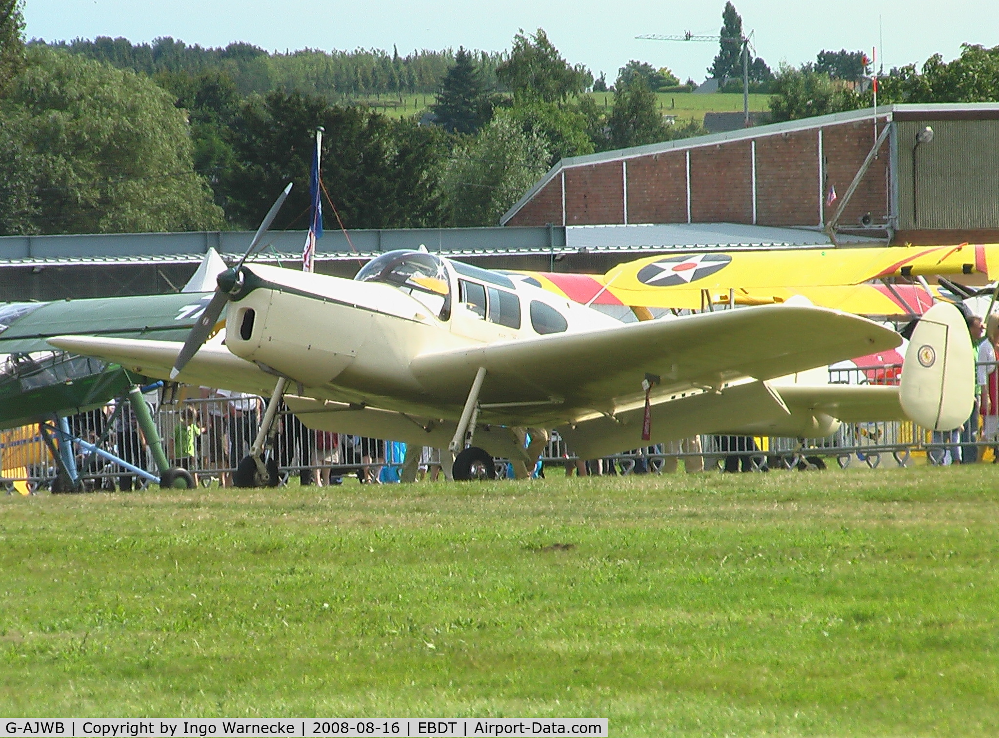 G-AJWB, 1946 Miles M38 Messenger 2A C/N 6699, Miles M.38 Messenger 2A at 2008 Fly-in Diest airfield