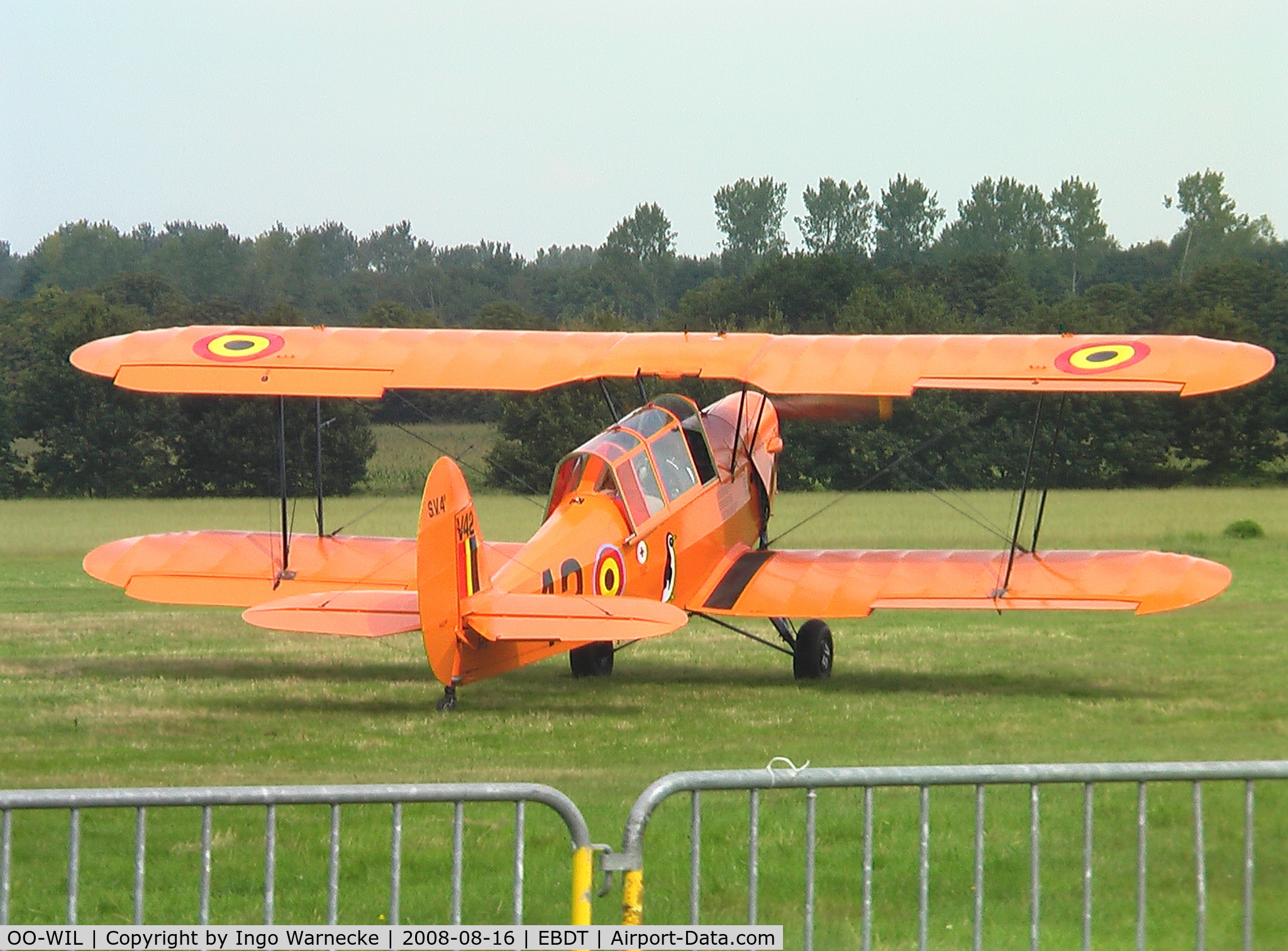 OO-WIL, Stampe-Vertongen SV-4B C/N 1184, Stampe-Vertongen SV-4B at 2008 Fly-in Diest airfield