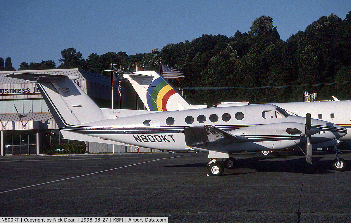 N800KT, 1989 Beech B200 King Air C/N BB-1346, KBFI