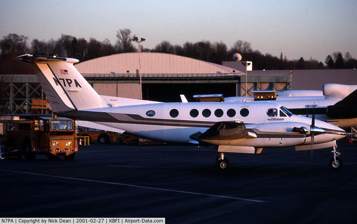 N7PA, 1992 Beech B200 King Air C/N BB-1444, KBFI
