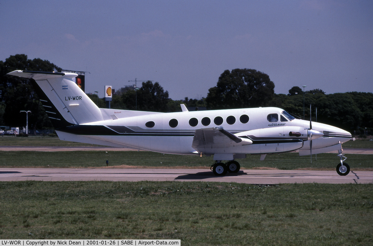 LV-WOR, 1995 Beech B200 King Air C/N BB-1521, SABE