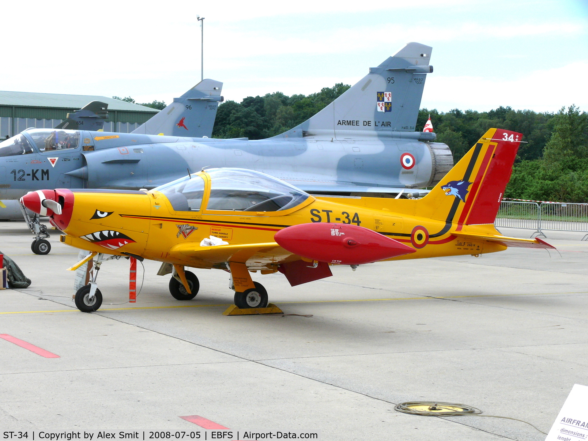 ST-34, SIAI-Marchetti SF-260MB C/N 10-34, SIAI-Marchetti SF-260M ST-34 Belgian Air Component