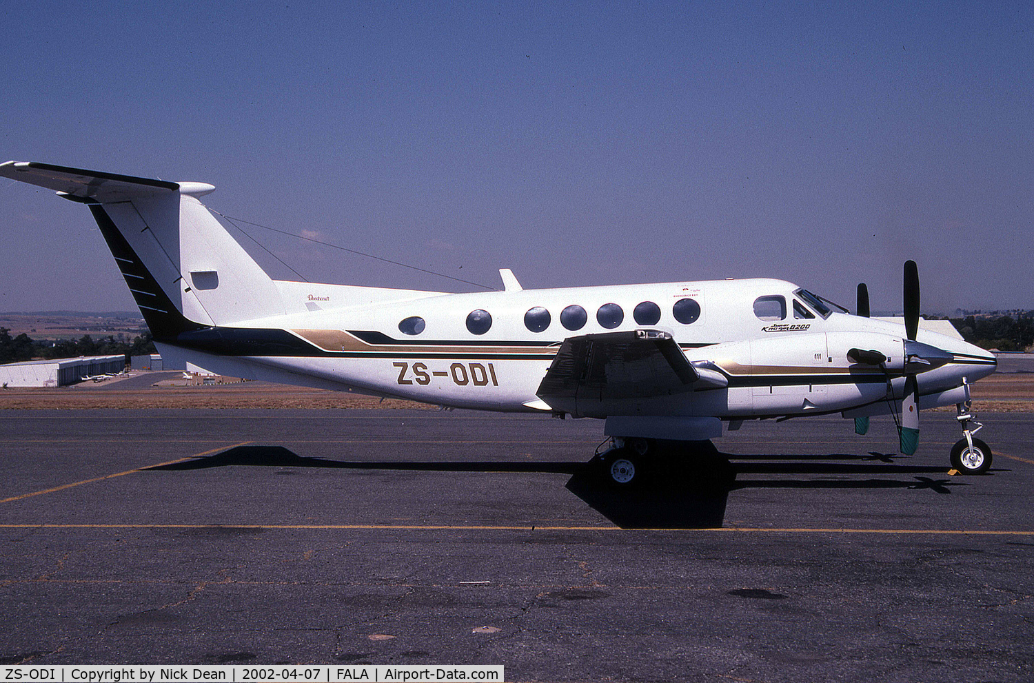 ZS-ODI, 1996 Beechcraft B200 King Air C/N BB-1542, FALA