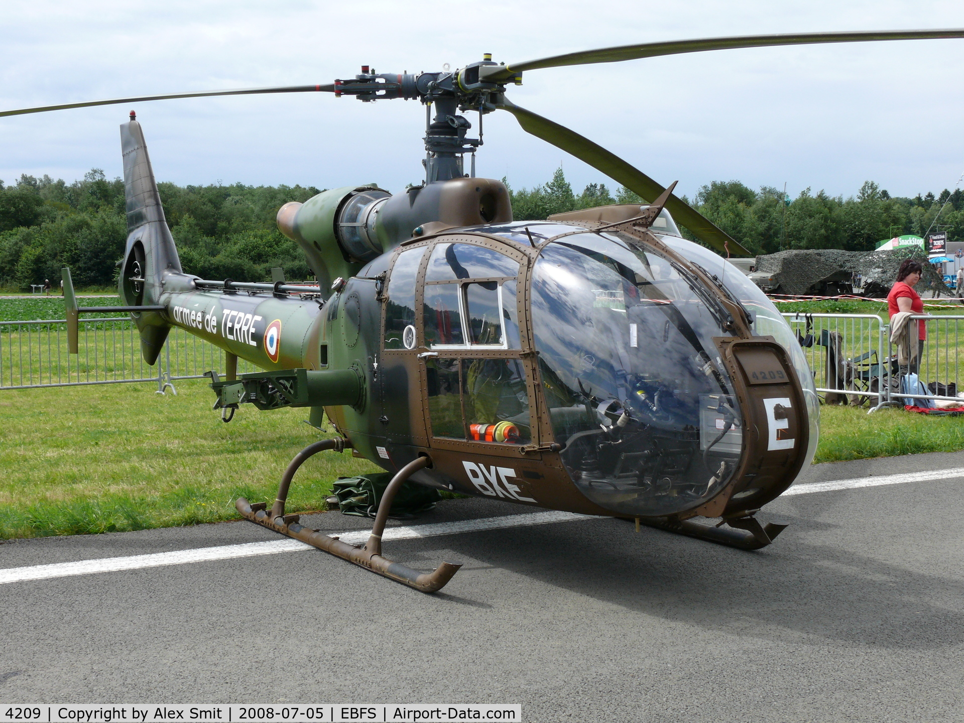 4209, Aérospatiale SA-342L-1 Gazelle C/N 2209, Aerospatiale SA342L1 Gazelle BXE/4209 French Army