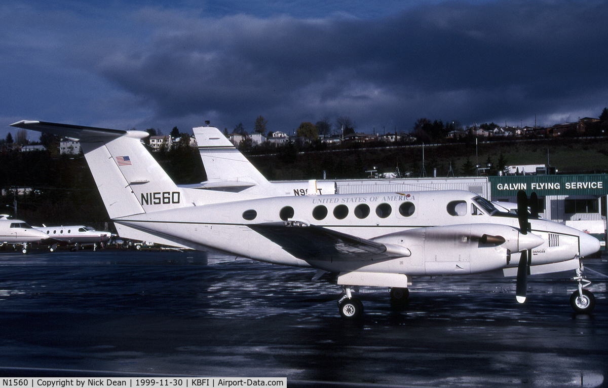 N1560, Beech C-12C Huron C/N BC-09, KBFI