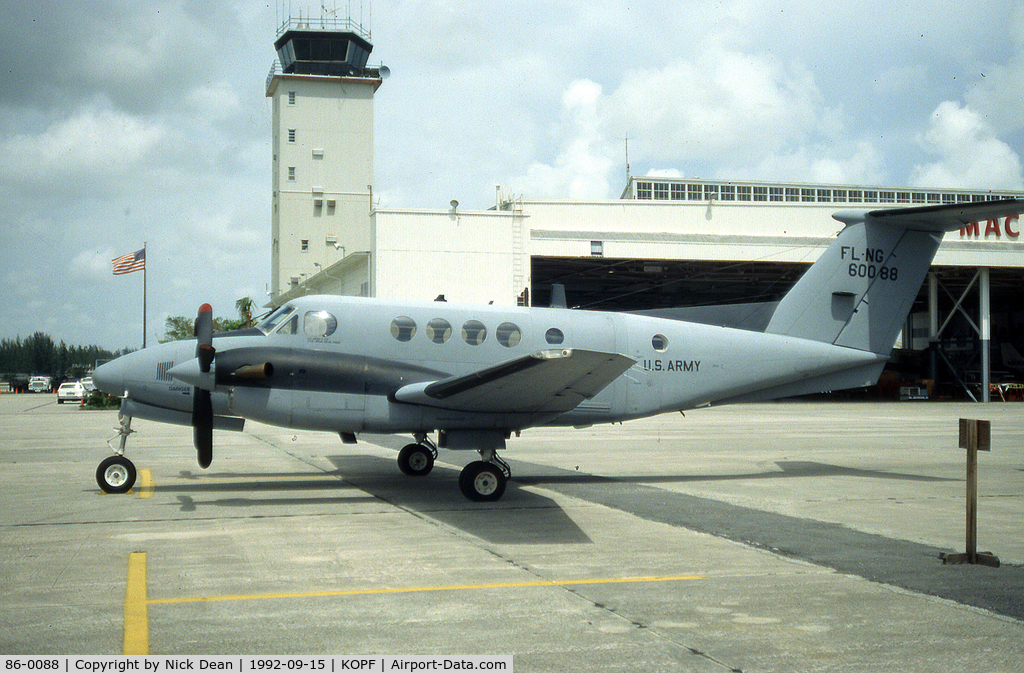 86-0088, Beechcraft C-12F Huron C/N BP-068, KOPF