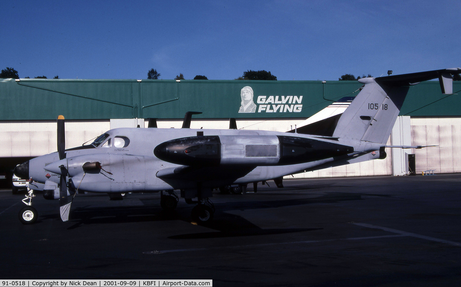 91-0518, 1991 Beech RC-12P Huron C/N FE-025, KBFI