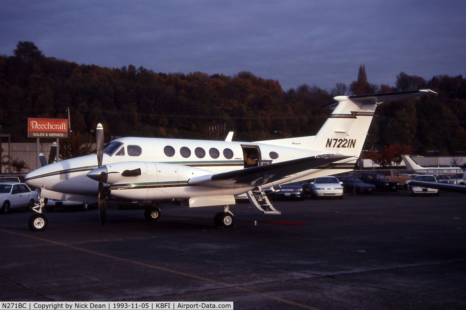 N271BC, 1985 Beech 300 C/N FA-48, KBFI (Currently registered N271BC but seen here 15 years ago as N7221N)
