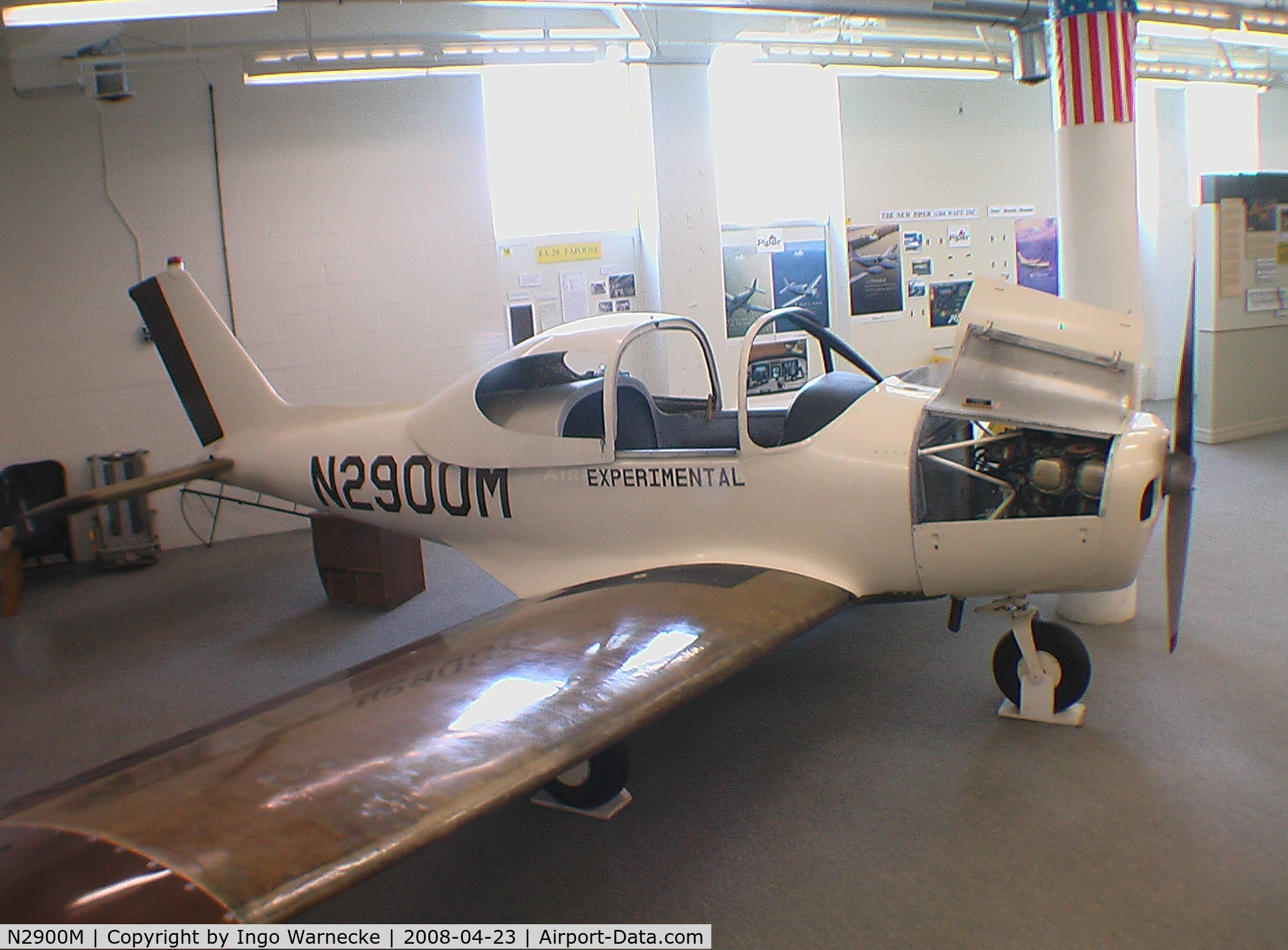 N2900M, 1962 Piper PA-29 C/N 29-01, Piper PA-29 Papoose Prototype at Piper Aircraft Museum, Lock Haven PA