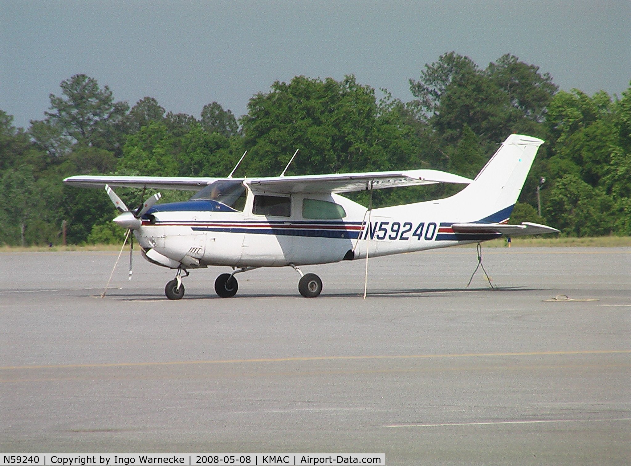 N59240, 1974 Cessna 210L Centurion C/N 21060174, Cessna 210L Centurion at Macon Downtown Airport GA