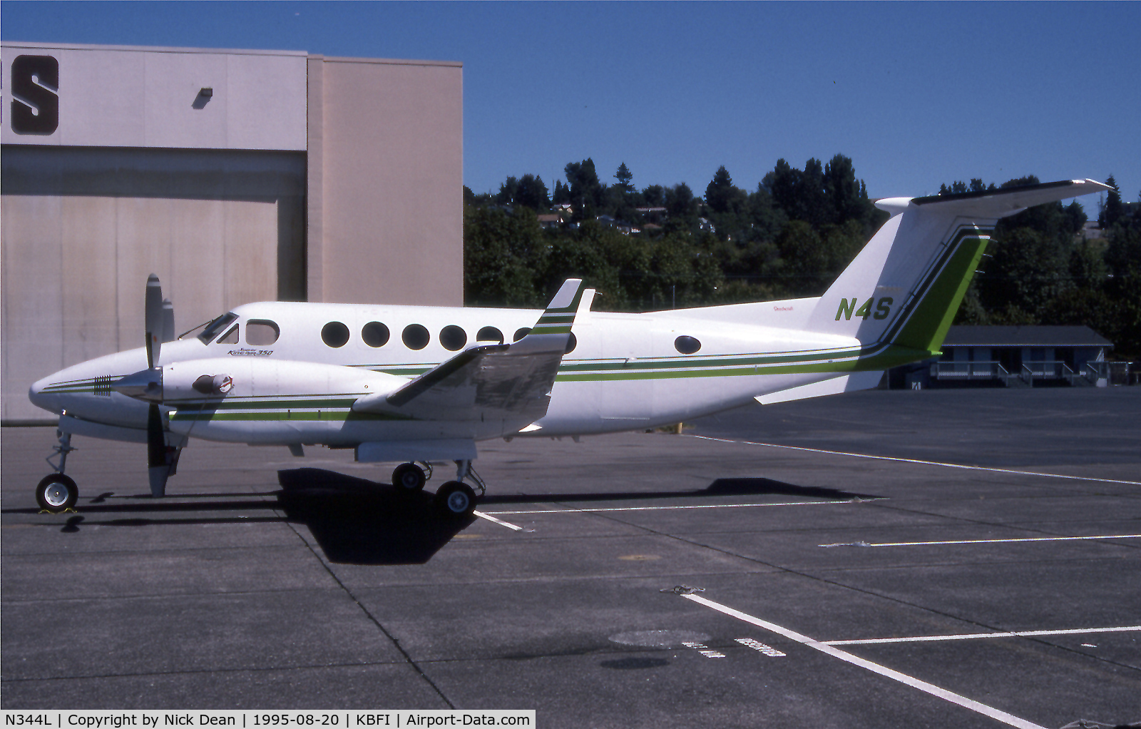 N344L, Beech B300 King Air C/N FL-107, KBFI (Currently registered N344L but seen here as Weyerhausers N4S)