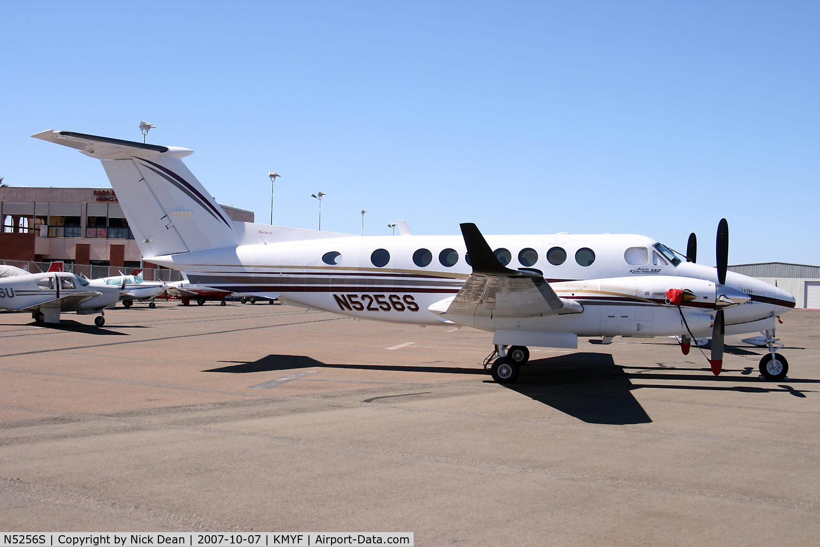 N5256S, 1999 Beechcraft King Air 350B C/N FL-260, KMYF (Currently registered N20EW)