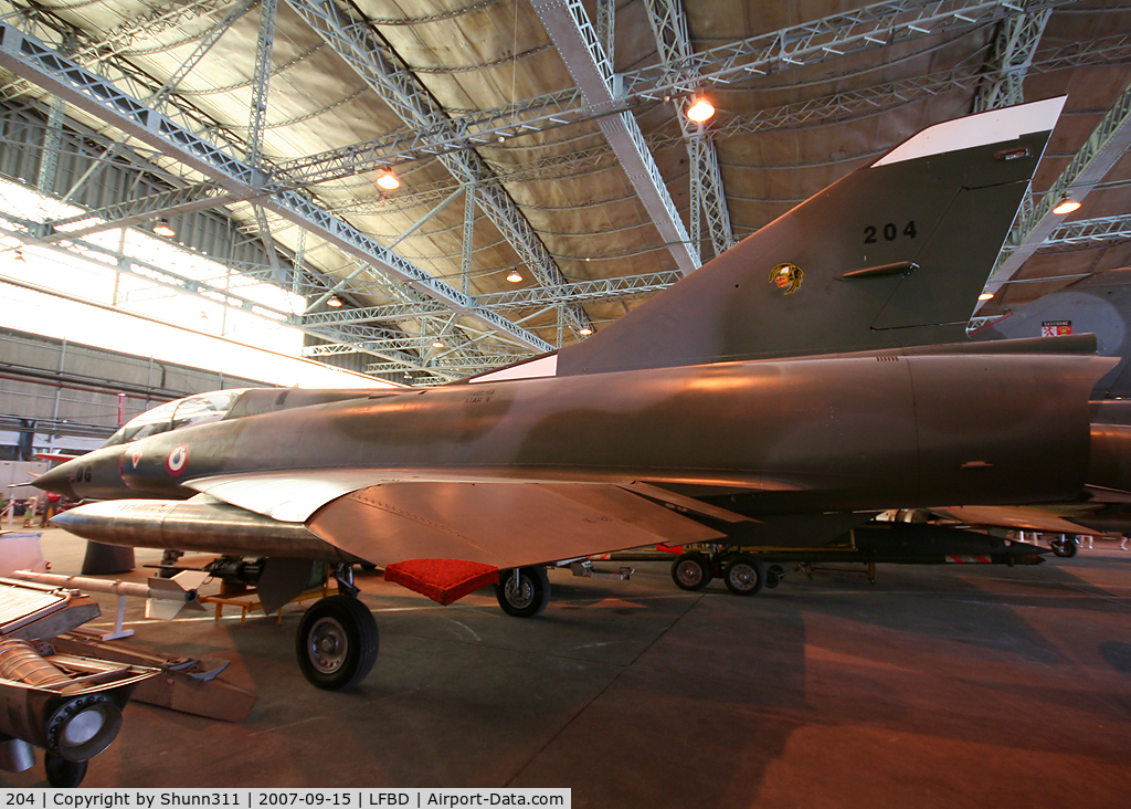 204, Dassault Mirage 2000BG C/N 233, Mirage IIIB preserved inside CAEA Museum...