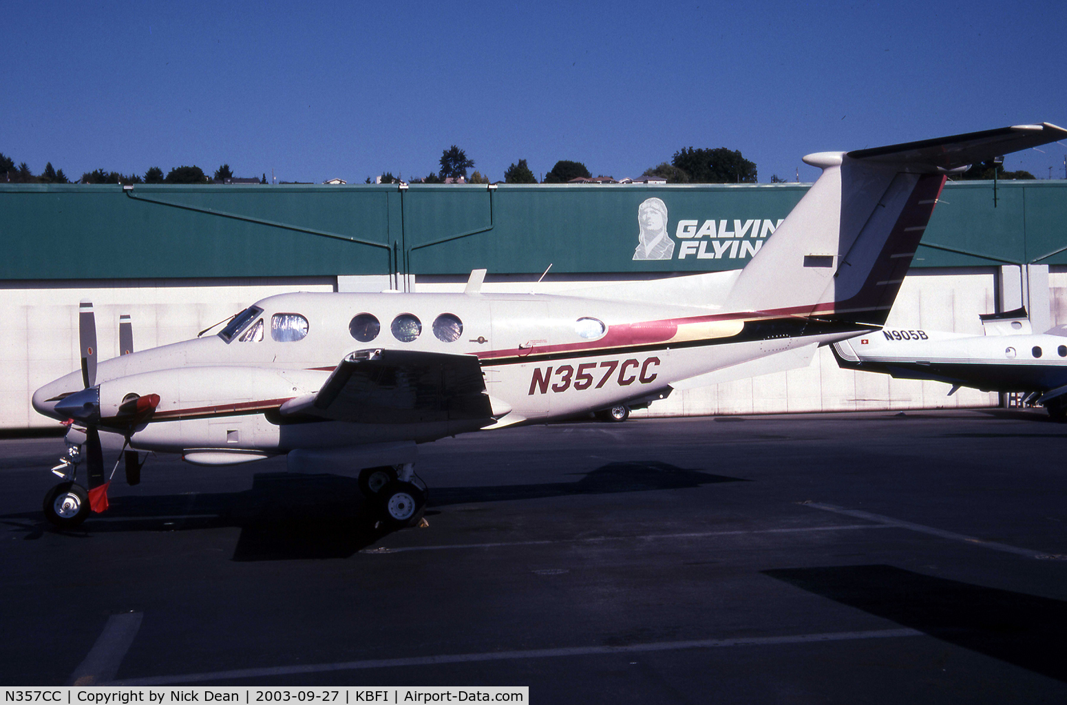 N357CC, 1982 Beech F90 King Air C/N LA-180, KBFI