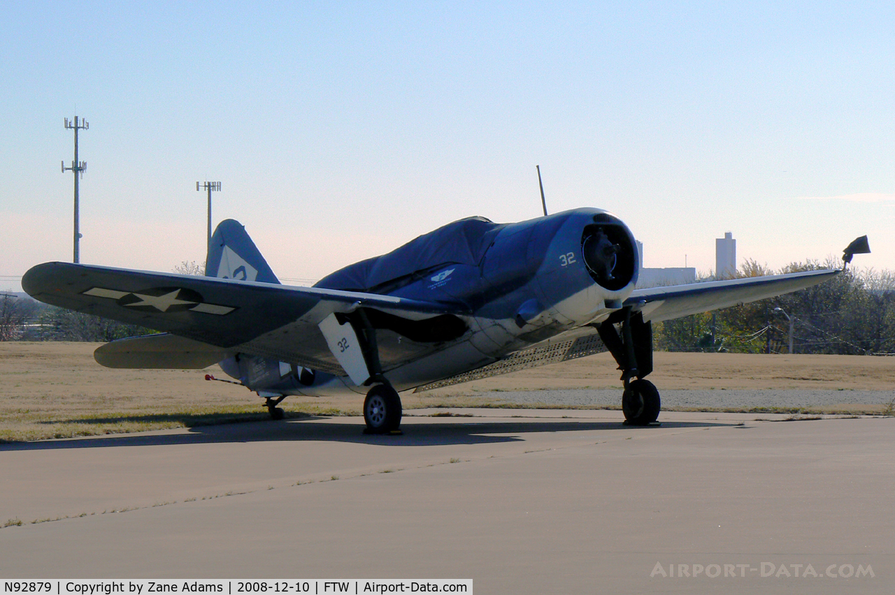 N92879, 1944 Curtiss SB2C-5 Helldiver C/N 83725, At Meacham Field - CAF Helldiver at Byam Propeller for prop overhaul.