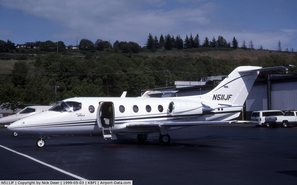 N511JF, 1992 Beechcraft 400A Beechjet C/N RK-34, KBFI (Currently registered N184AR)