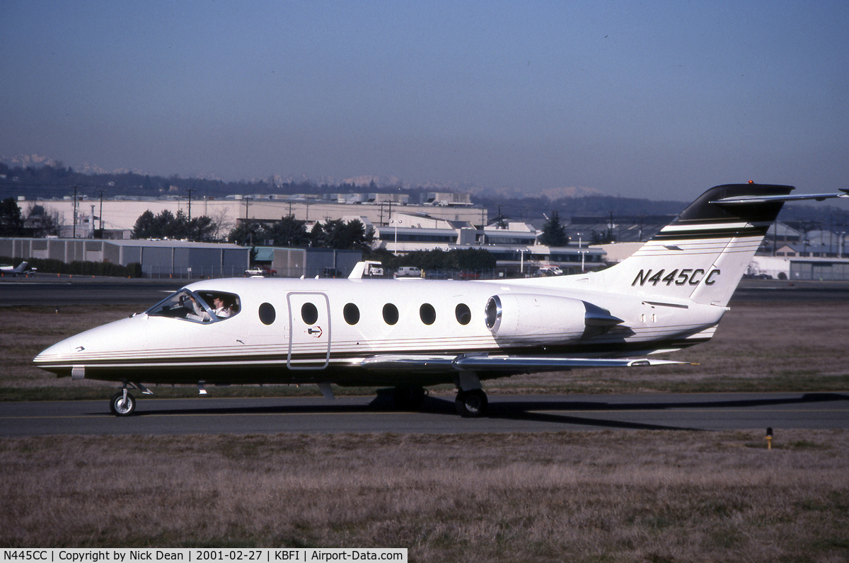 N445CC, 1992 Beechcraft 400A Beechjet C/N RK-45, KBFI (Seen here as N445CC and currently registered N445PK)