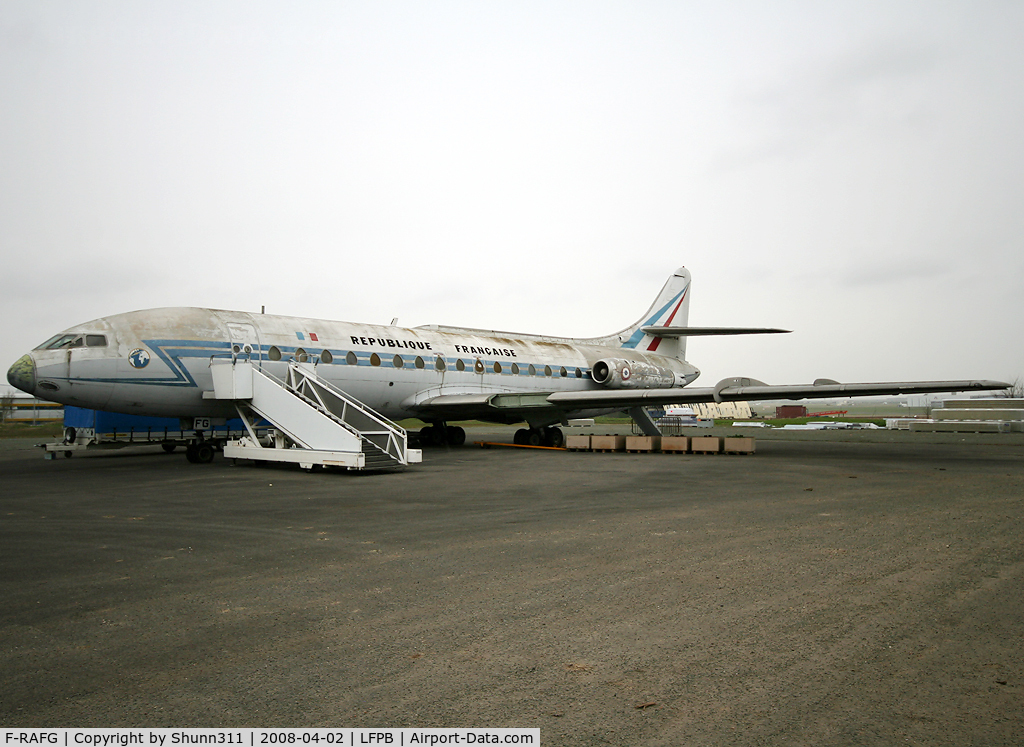 F-RAFG, 1963 Sud Aviation SE-210 Caravelle III C/N 141, Stored at Dugny Store...