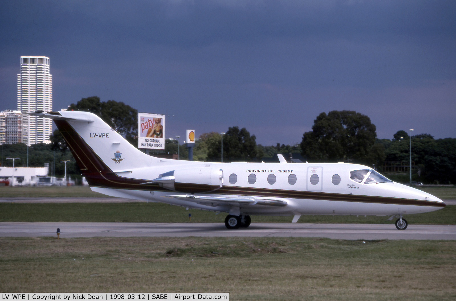 LV-WPE, 1995 Beech 400A Beechjet C/N RK-104, SABE (Currently registered PR-DOT)