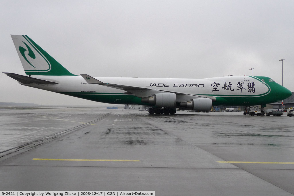 B-2421, 2007 Boeing 747-4EVF/ER/SCD C/N 35169, visitor