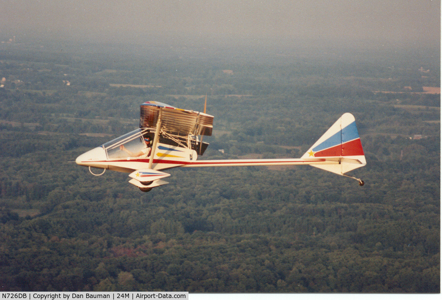 N726DB, 1992 Kolb Mk III C/N 16, taken during one of the first flights
