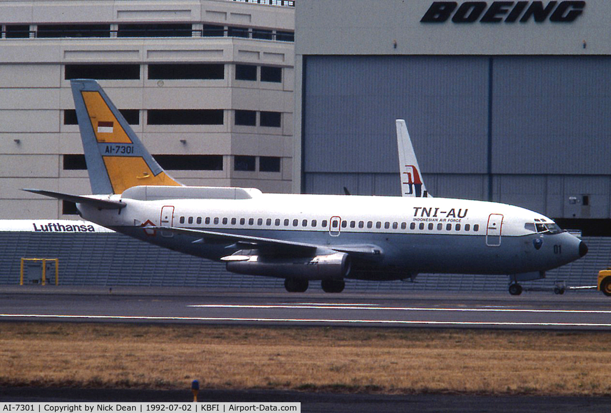 AI-7301, 1982 Boeing 737-2X9 Surveiller C/N 22777, KBFI