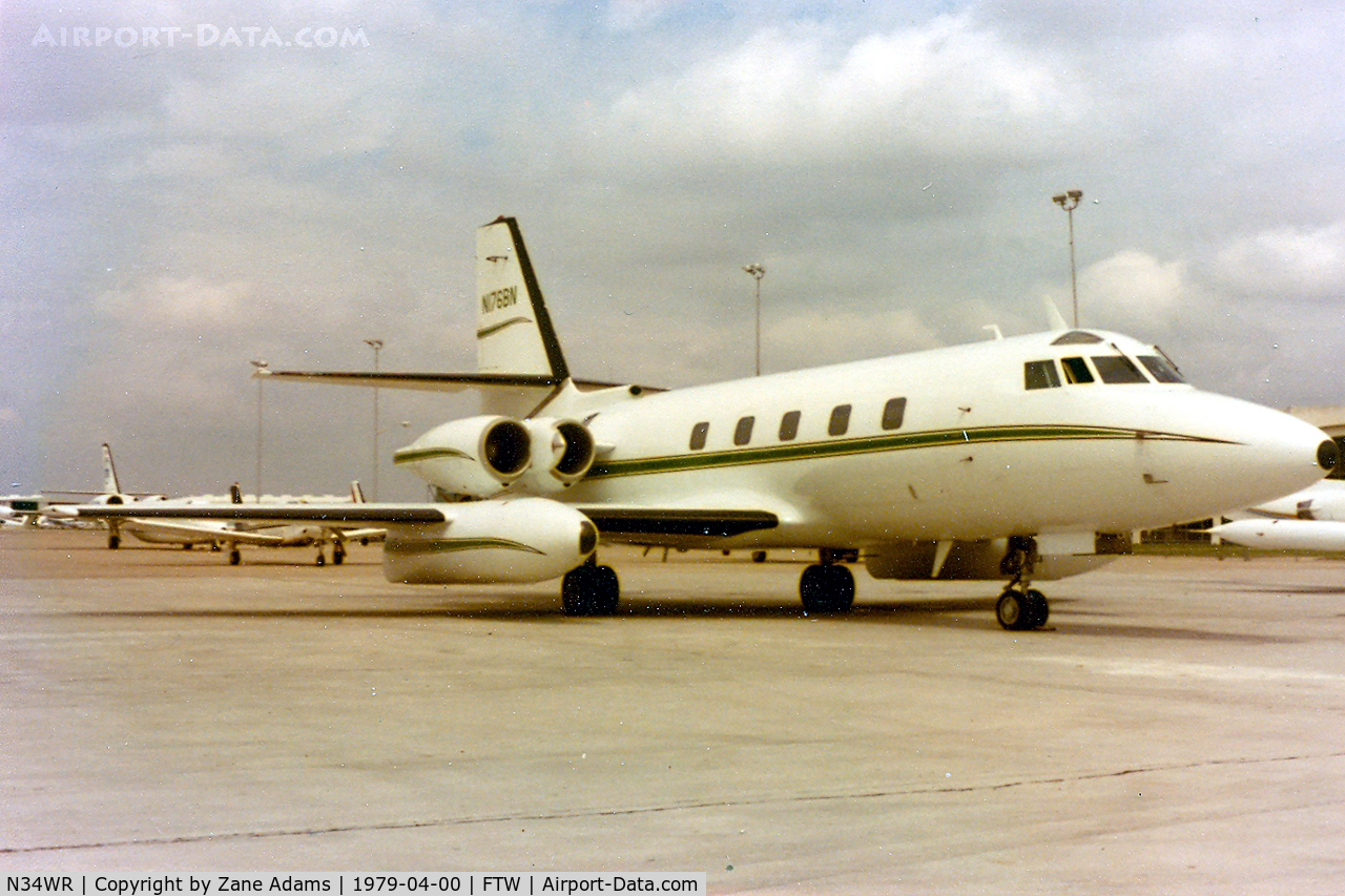 N34WR, 1977 Lockheed L-1329-25 Jetstar II C/N 5207, Registered as N176BN - Burlington Northern - At Meacham Field