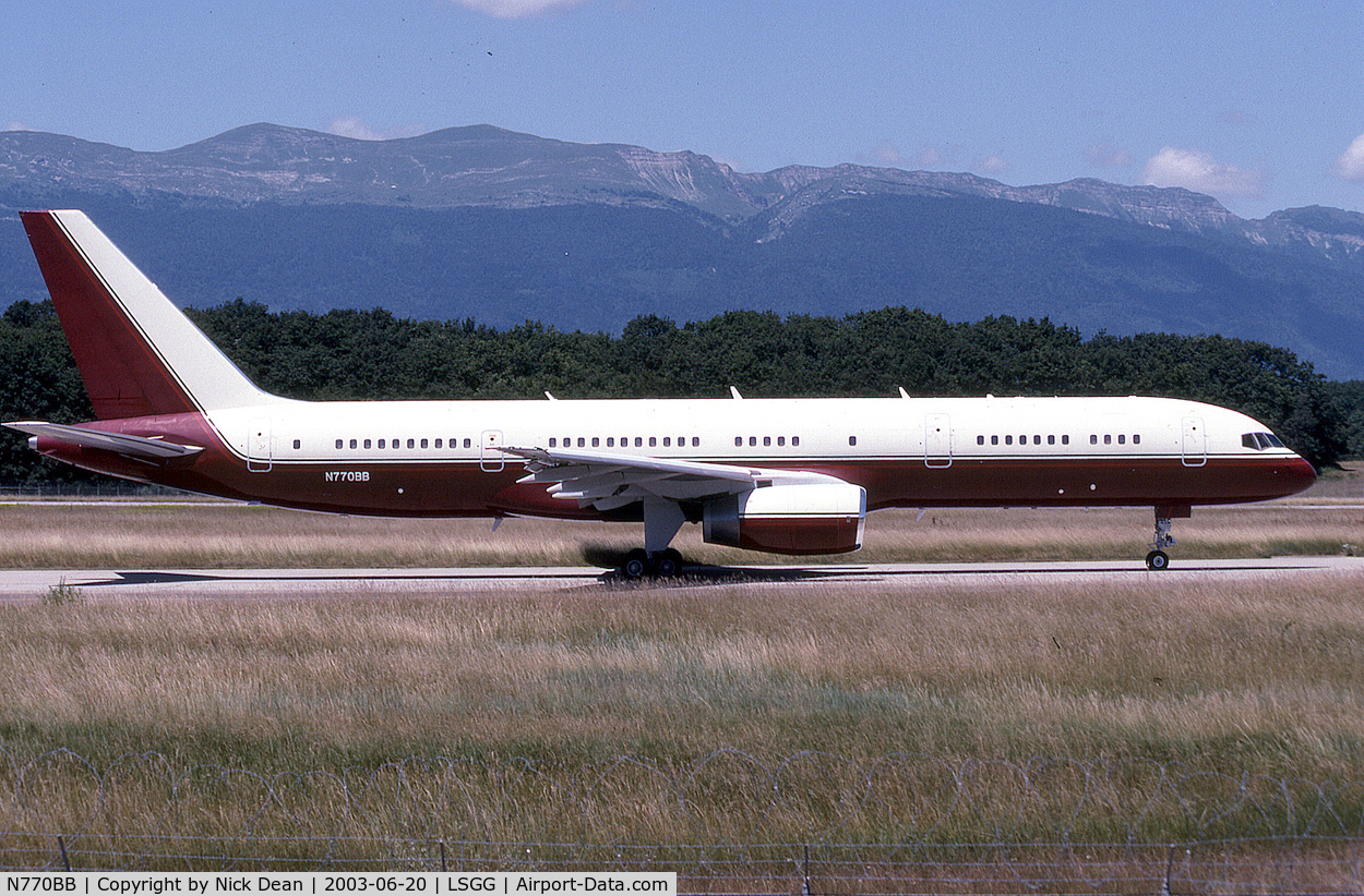 N770BB, 1991 Boeing 757-2J4 C/N 25220, LSGG (Boeing 757-2J4 C/N 25220/387 this aircraft has winglets installed now)