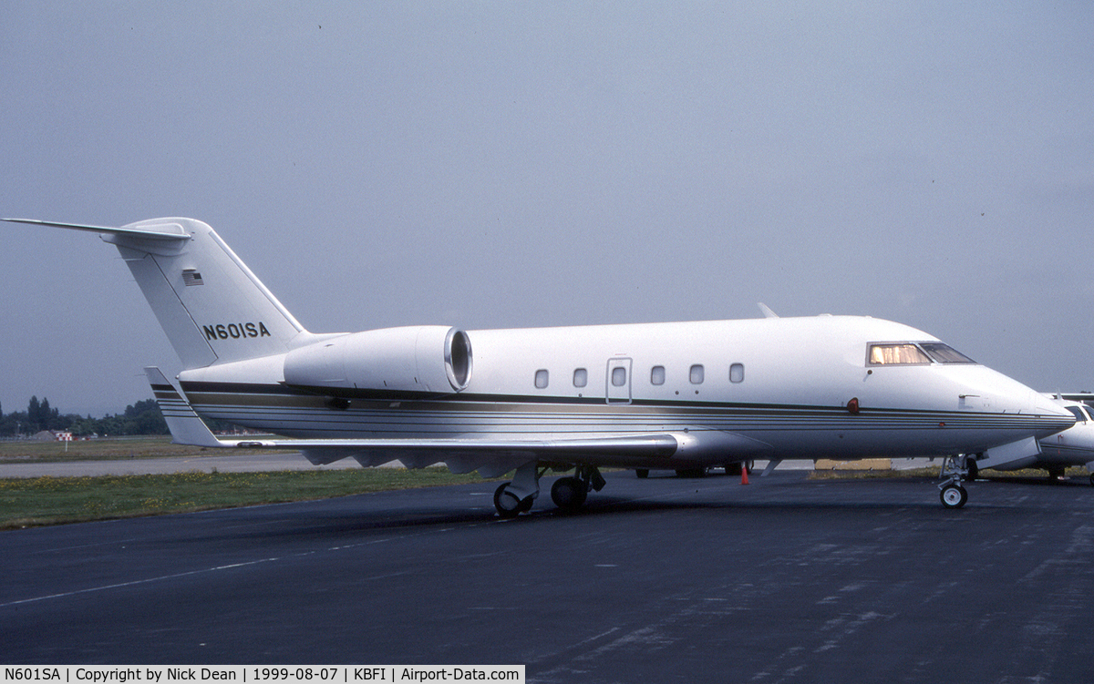N601SA, 1983 Canadair Challenger 600S (CL-600-1A11) C/N 1079, KBFI (Currently registered N601CM)