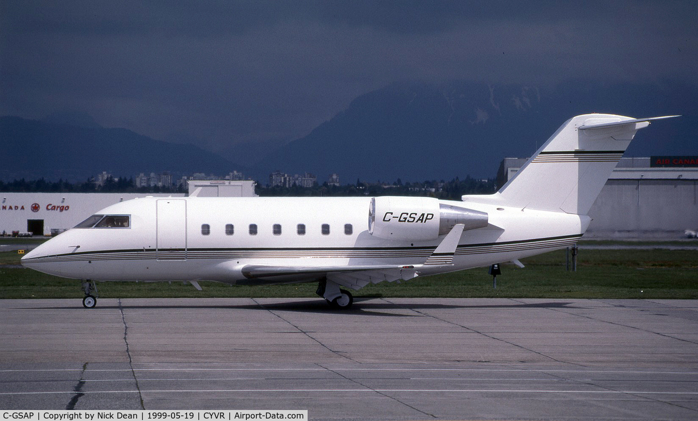C-GSAP, 1984 Canadair Challenger 601 (CL-600-2A12) C/N 3034, CYVR