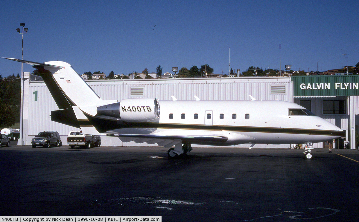 N400TB, 1992 Canadair Challenger 601-3A (CL-600-2B16) C/N 5120, KBFI