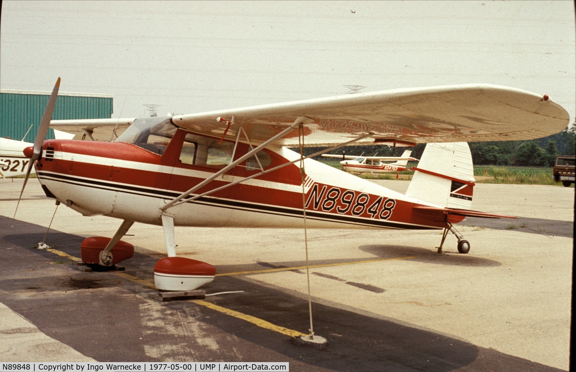 N89848, 1946 Cessna 140 C/N 8897, Cessna 140 at Indianapolis Metropolitan Airport