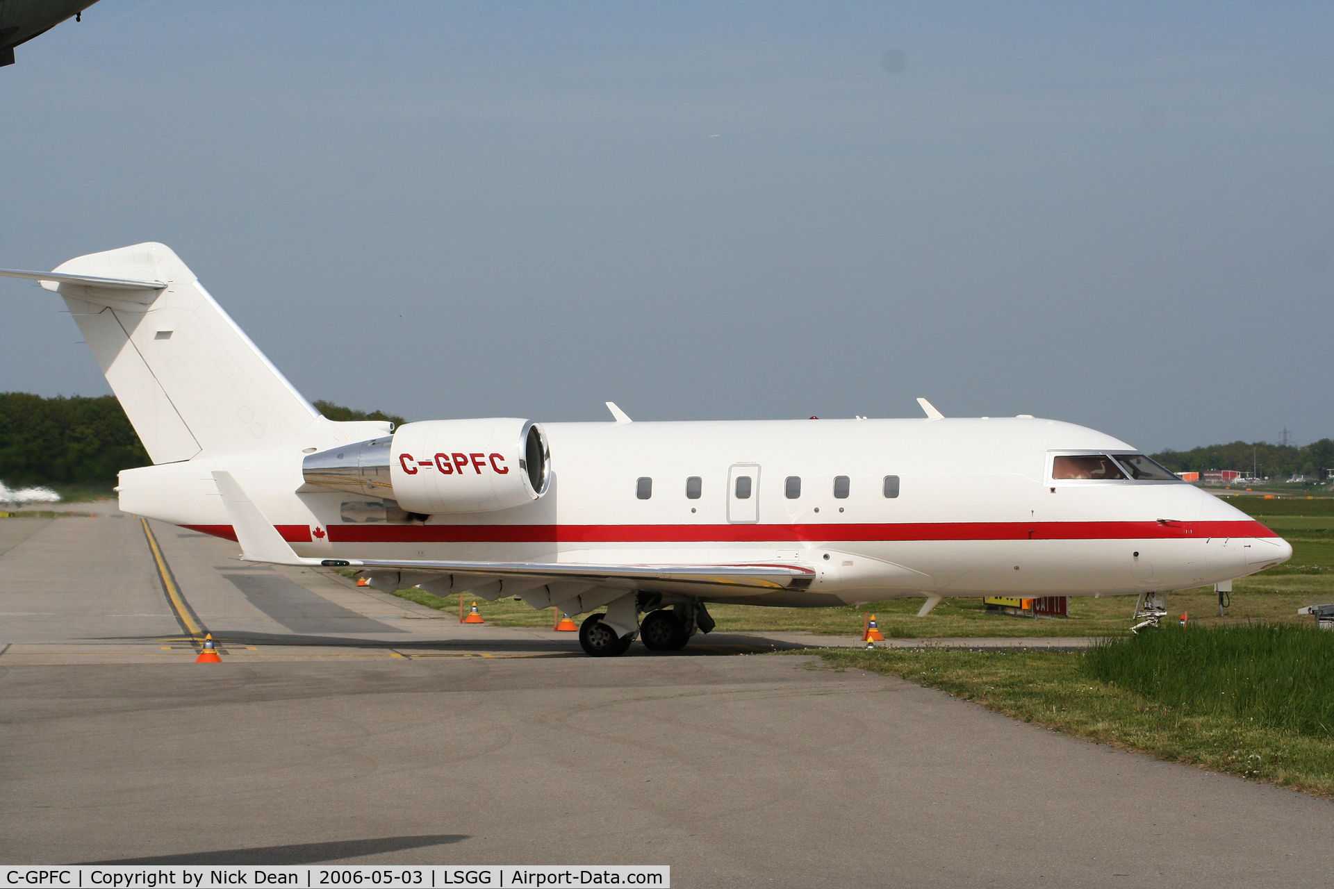 C-GPFC, 1996 Canadair Challenger 604 (CL-600-2B16) C/N 5310, LSGG