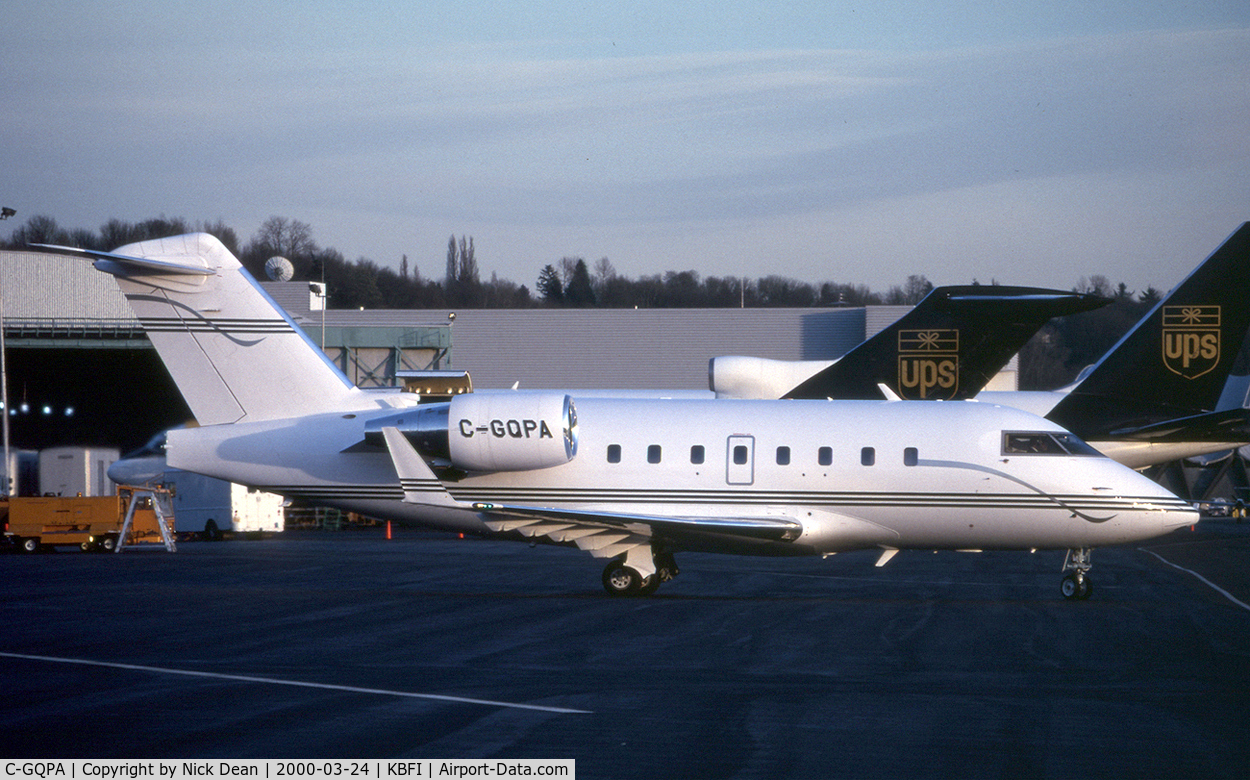 C-GQPA, 1998 Bombardier Challenger 604 (CL-600-2B16) C/N 5379, KBFI
