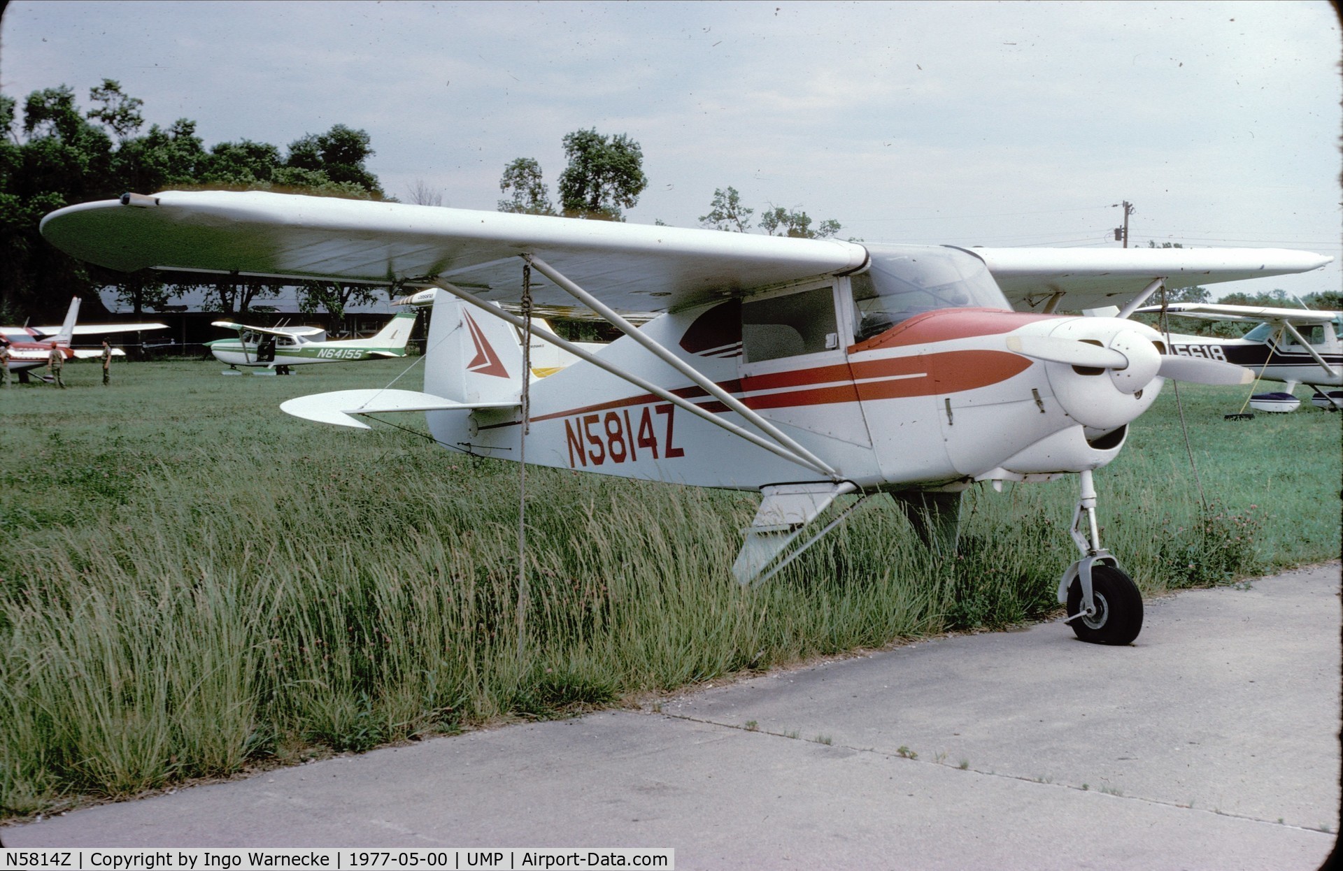 N5814Z, 1963 Piper PA-22-108 Colt C/N 22-9671, Piper PA-22-108 Colt at Indianapolis Metropolitan Airport