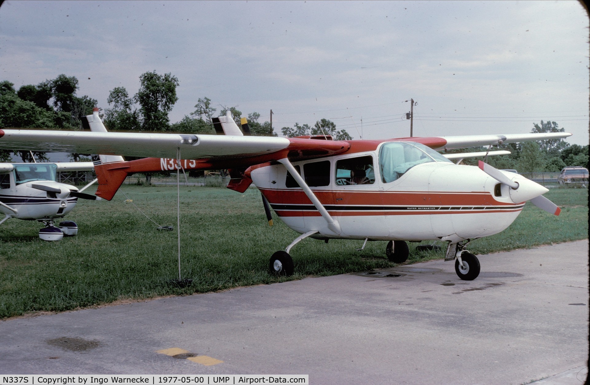 N337S, 1965 Cessna 337 Super Skymaster C/N 337-0045, Cessna 337 Skymaster at Indianapolis Metropolitan Airport